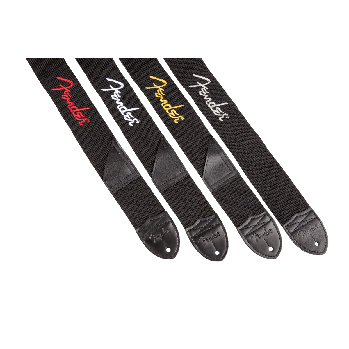 TAHALI FENDER 2'' POLY LOGO NEGRO/AMARILLO