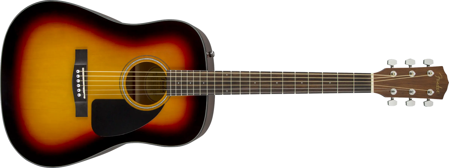 GUITARRA ACUSTICA FENDER CD-60 DREAD SOMBREADA CON ESTUCHE