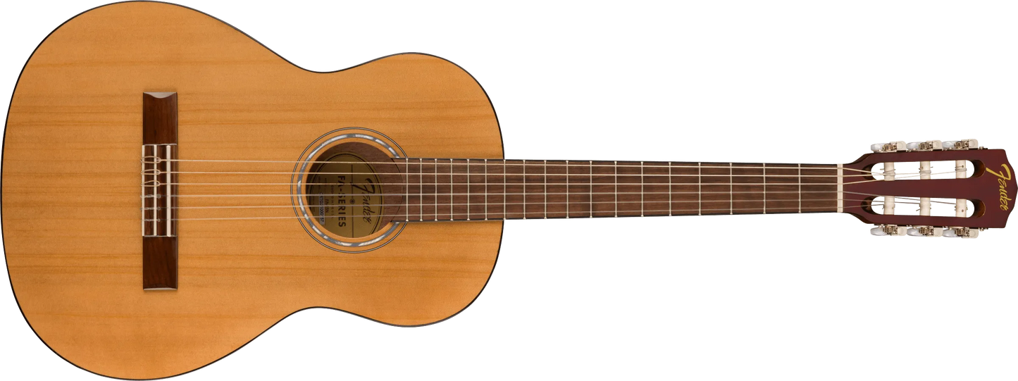 GUITARRA ACUSTICA FENDER FA-15N 3/4 NATURAL CON FUNDA