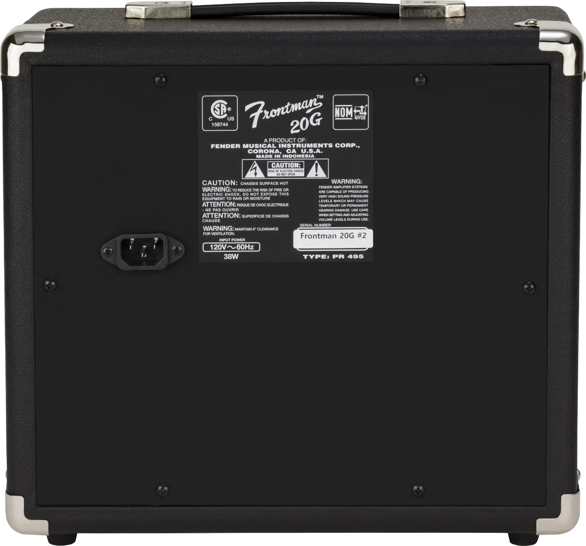 COMBO GUITARRA FENDER FRONTMAN 20G 120V