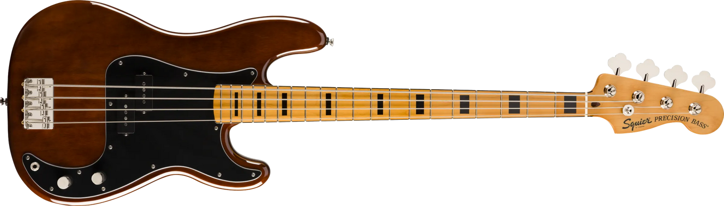 BAJO ELECTRICO FENDER 4 CUERDAS CLASSIC VIBE 70S PRECISION BASS DIAPASON ARCE COLOR NOGAL
