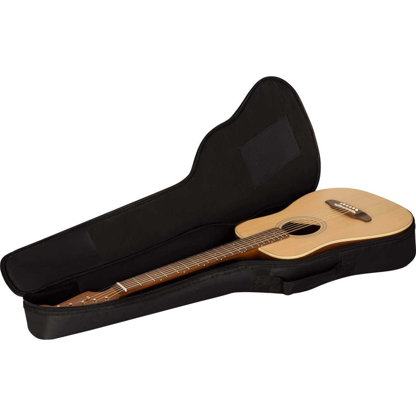 GUITARRA ACUSTICA FENDER REDONDO MINI W/B, NAT