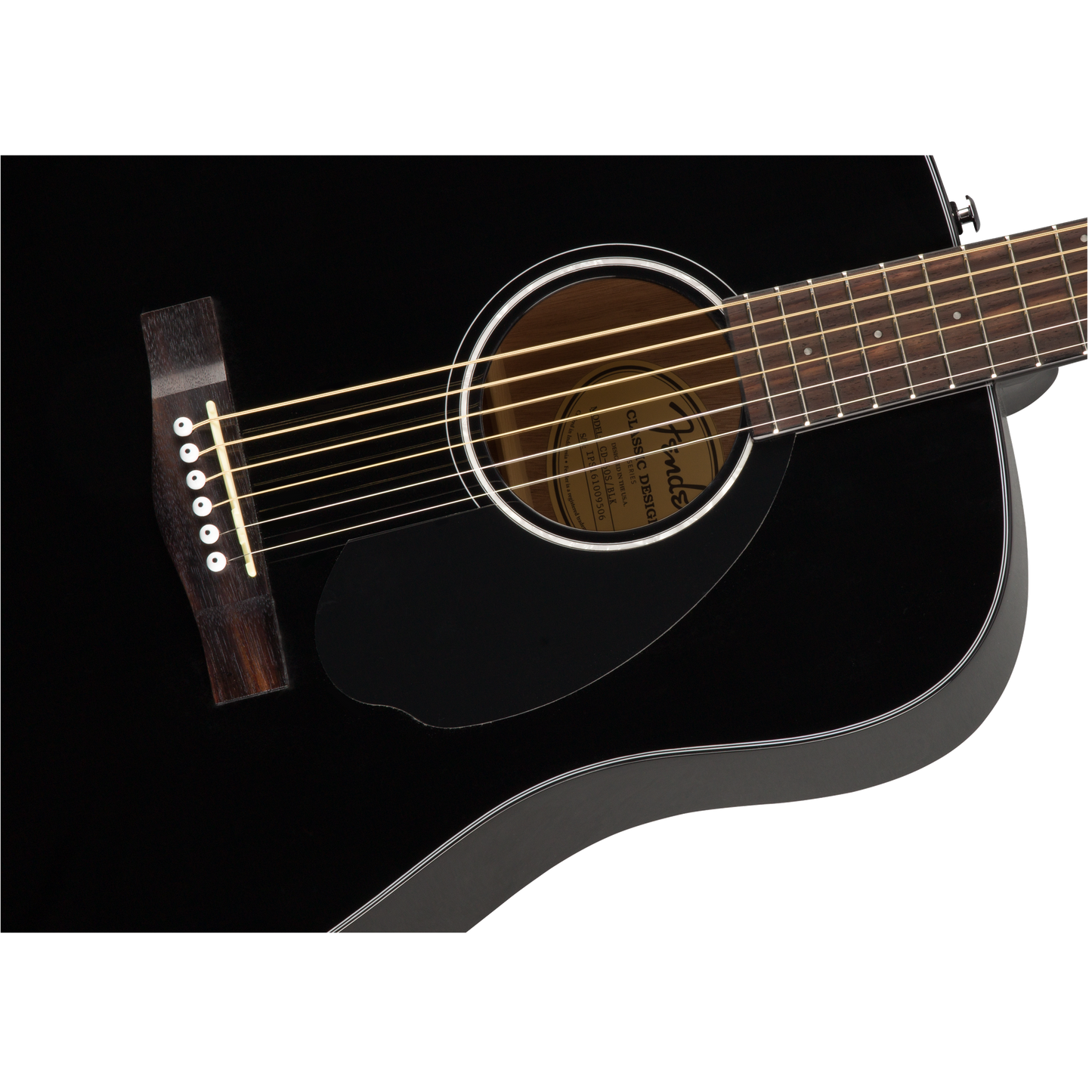 GUITARRA ACUSTICA FENDER CD-60S DREAD NEGRA