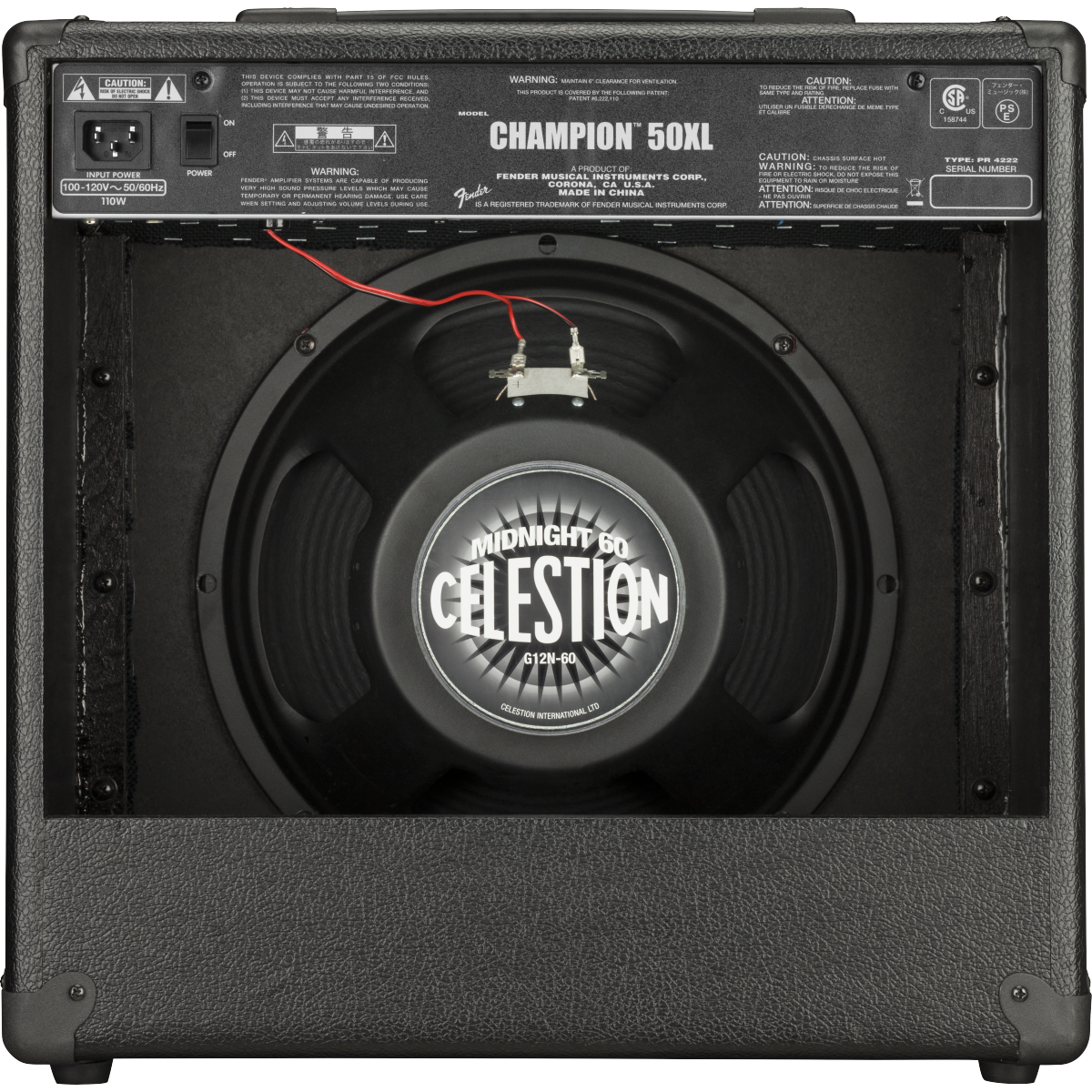 COMBO GUITARRA FENDER CHAMPION 50XL 120V