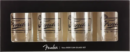 VASOS FENDER 16 OZ BEER CAN GLASSES