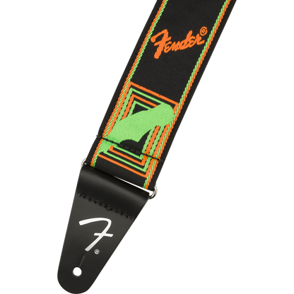 0990681301 TAHALI FENDER NEON MONOGRAM GRN/ORNG