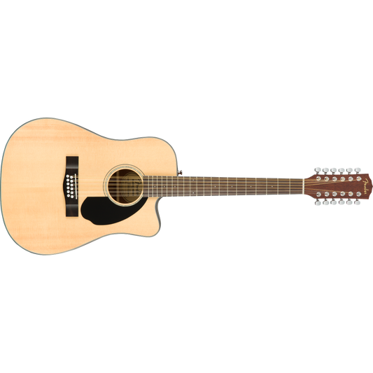 GUITARRA ELECTROACUSTICA 12 CUERDAS FENDER CD-60SCE NATURAL