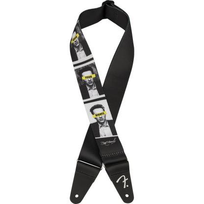 TAHALI FENDER 2" STRUMMER KNOW YOUR RIGHTS NEGRO/BLANCO