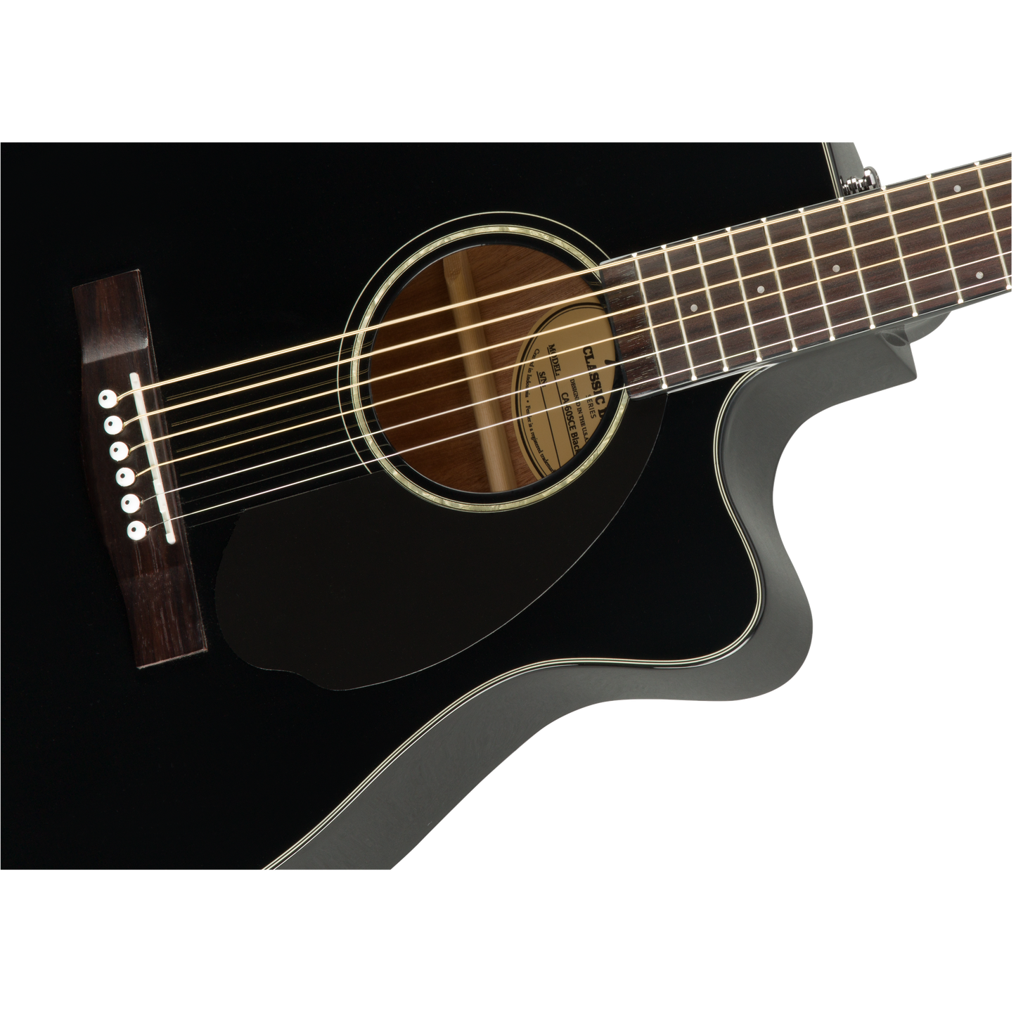 GUITARRA ELECTROACUSTICA FENDER CC-60SCE CONCERT NEGRA