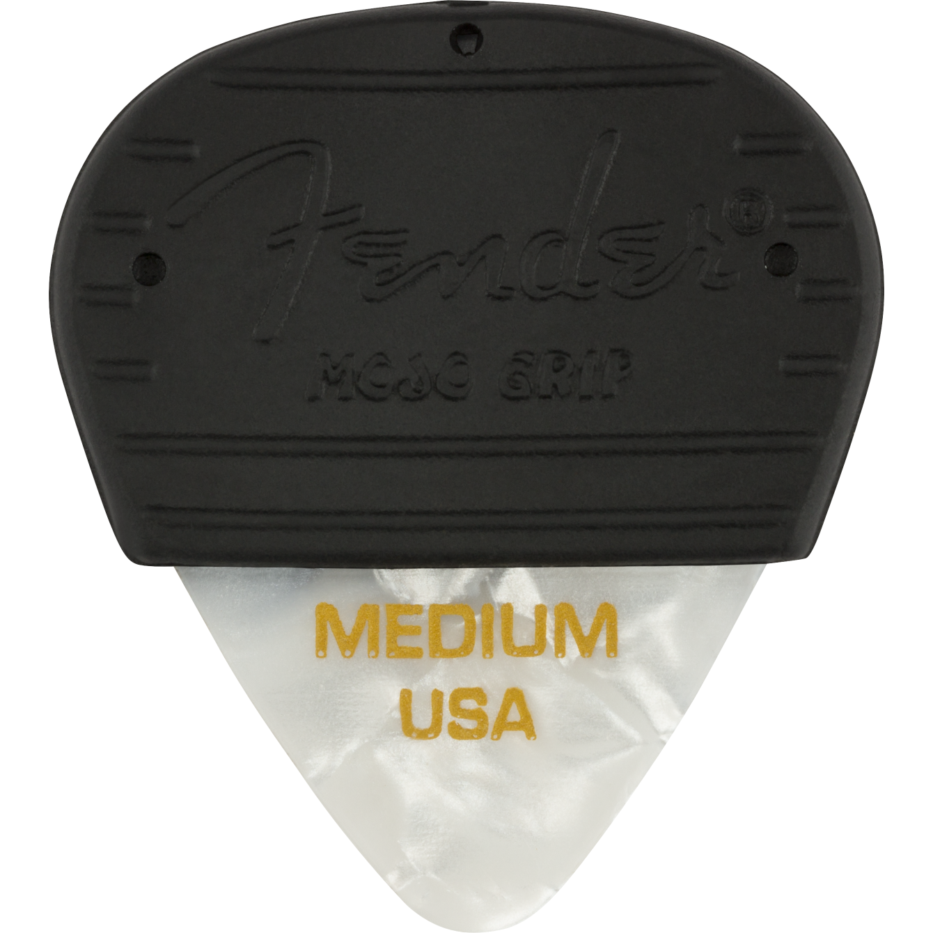 PUA FENDER MOJO GRIP CELLULOID MEDIUM WHITE MOTO PAQUETE 3