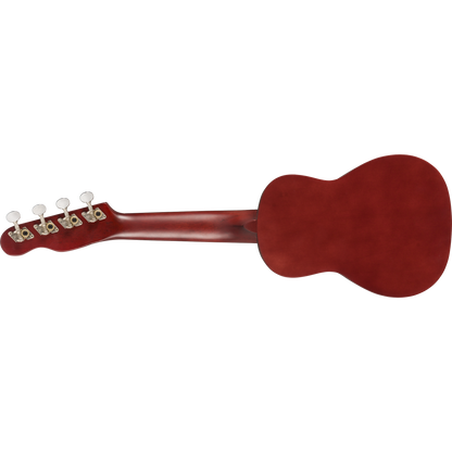 UKULELE INSTRUMENTO FENDER SOPRANO COLOR CHERRY