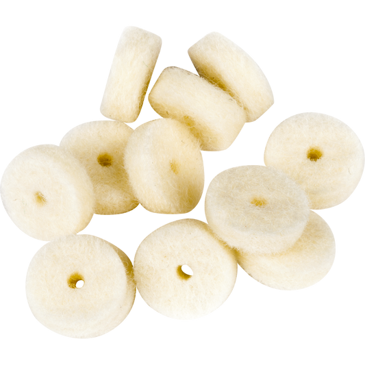 ANDARELAS TAHALI FENDER FIELTRO BLANCO C/U