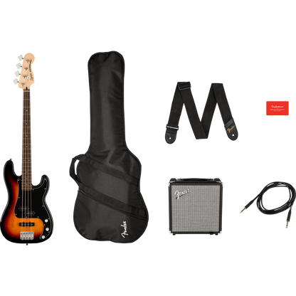 KIT BAJO ELECTRICO FENDER AFFINITY SERIES PRECISION SOMBREADO RUMBLE 15 120V