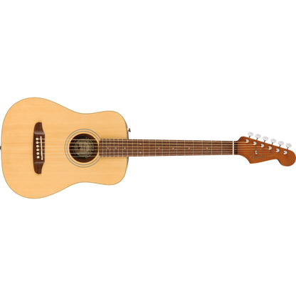 GUITARRA ACUSTICA FENDER REDONDO MINI W/B, NAT