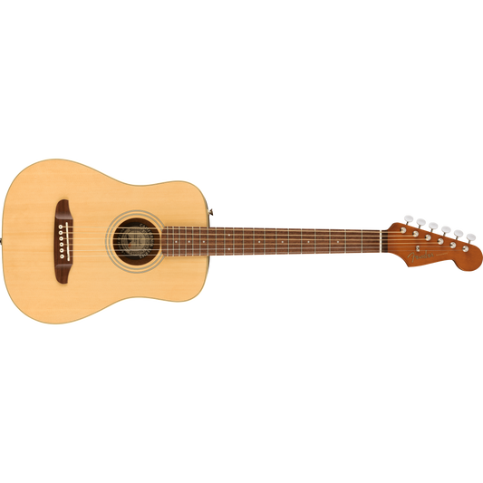 GUITARRA ACUSTICA FENDER REDONDO MINI W/B, NAT