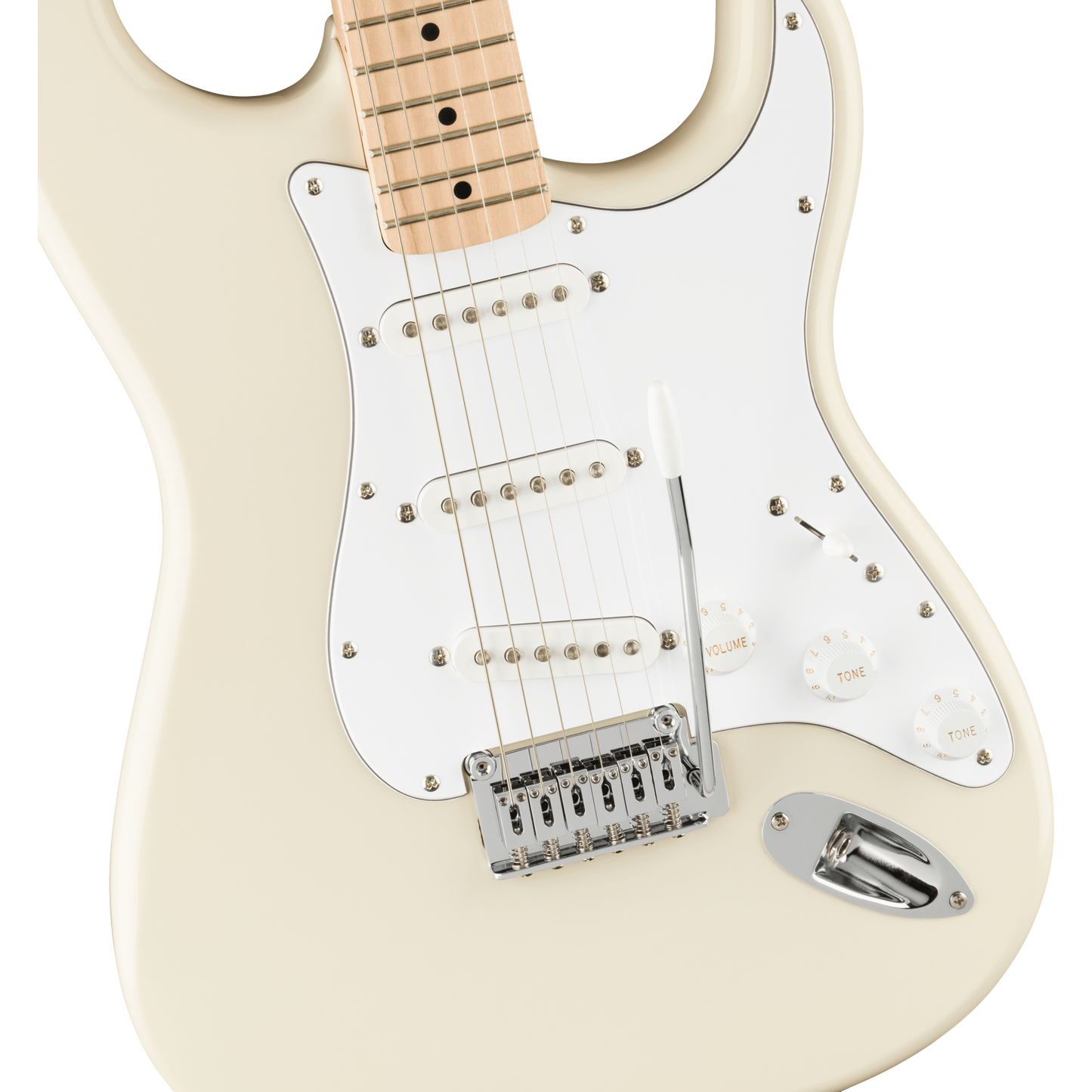 INSTRUMENTO GUITARRA ELECTRICA FENDER STRATOCASTER CREMA