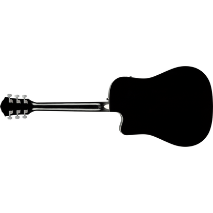 GUITARRA INSTRUMENTO ELECTROACUSTICA FENDER DREAND NEGRA ACORAZADO