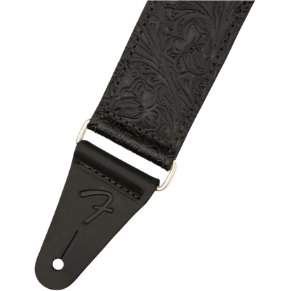 0996970006 TAHALI FENDER TOOLED LETHER NEGRO