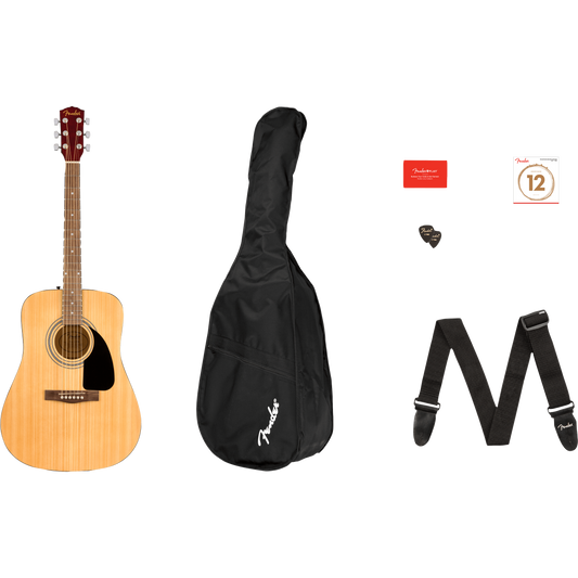 PACK DE GUITARRA ACUSTICA FENDER FA-115 DREAD NATURAL