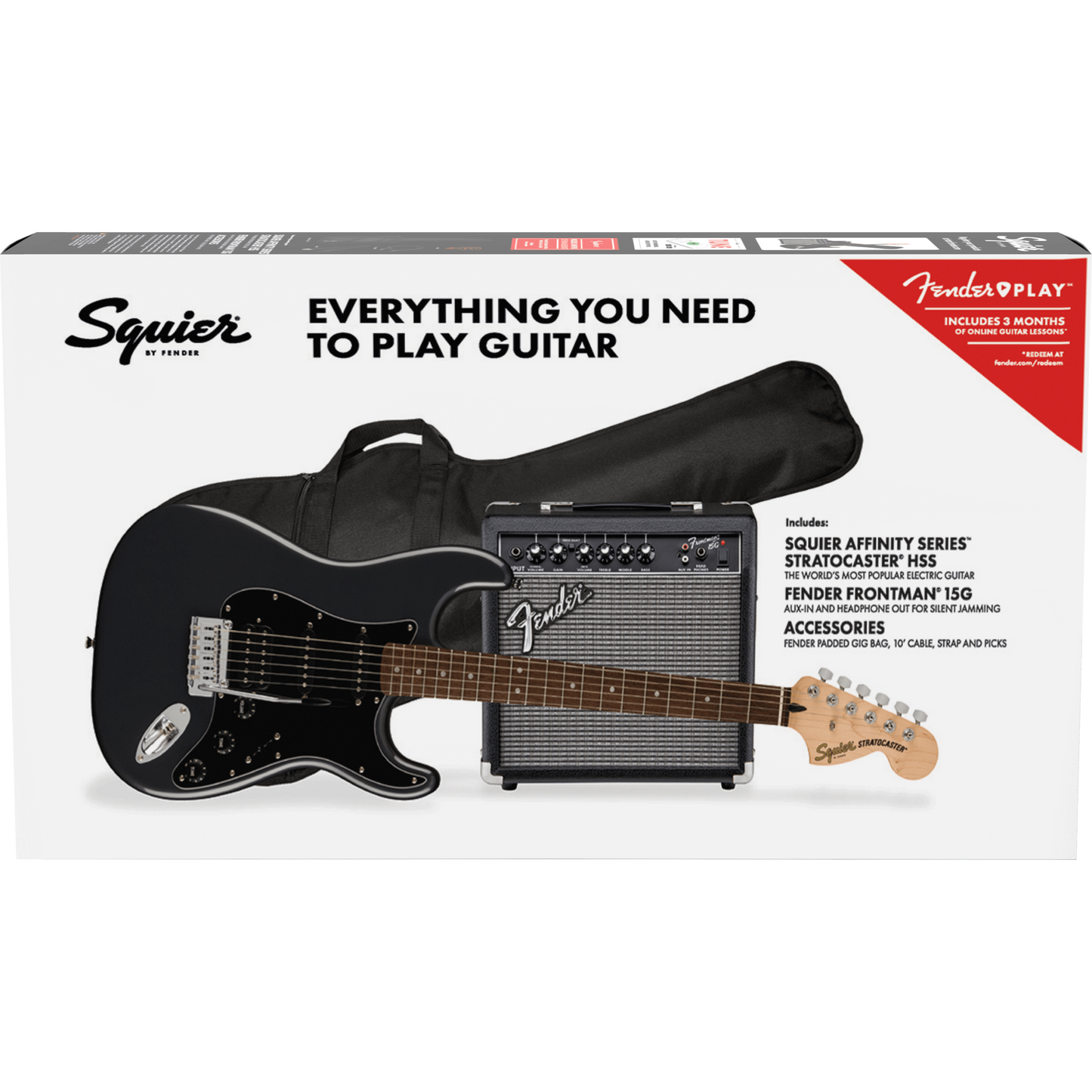 KIT GUITARRA ELECTRICA FENDER STRATOCASTER HSS