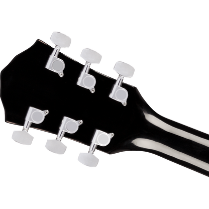 GUITARRA INSTRUMENTO ELECTROACUSTICA FENDER DREAND NEGRA ACORAZADO