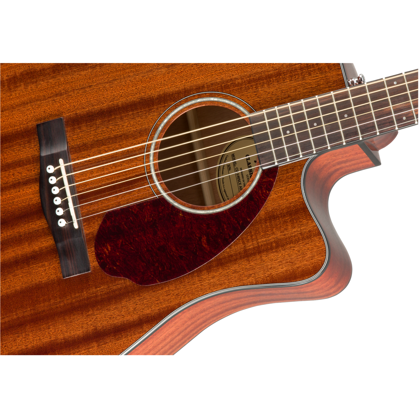 GUITARRA ELECTROACUSTICA FENDER CD-140SCE ACORAZADA CAOBA CON ESTUCHE