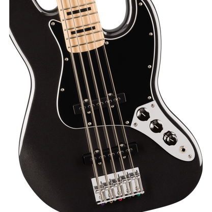 0378753565 INSTRUMENTO BAJO ELECTRICO FENDER 5 CUERDAS AFF ACT J BASS V MN BPG BKM NEGRO CON BRILLOS