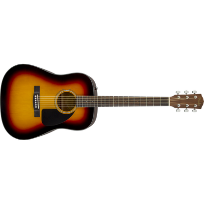 GUITARRA ACUSTICA FENDER CD-60 DREAD SOMBREADA CON ESTUCHE