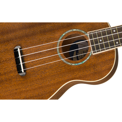 UKULELE FENDER CONCIERTO ZUMA DIAPASON WALNUT NATURAL