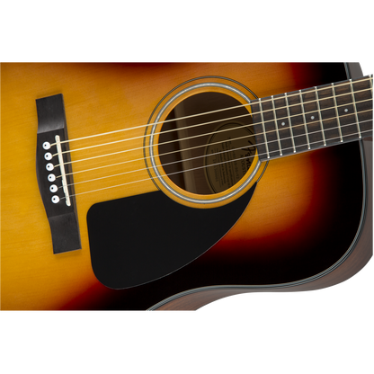 GUITARRA ACUSTICA FENDER CD-60 DREAD SOMBREADA CON ESTUCHE