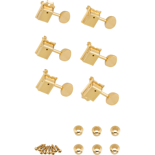 MAQUINARIA FENDER VINTAGE STYLE STRAT/TELE DORADA (6 PIEZAS)