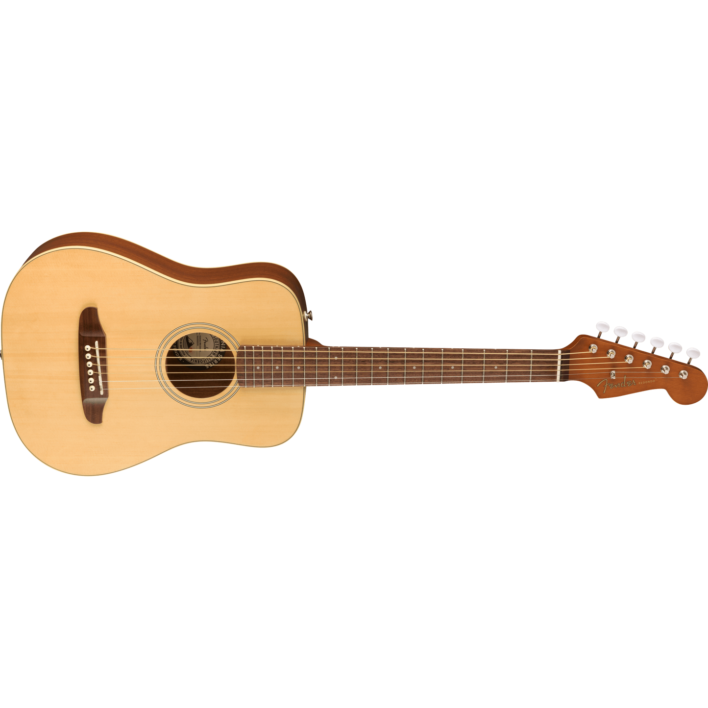 GUITARRA ACUSTICA FENDER REDONDO MINI W/B, NAT