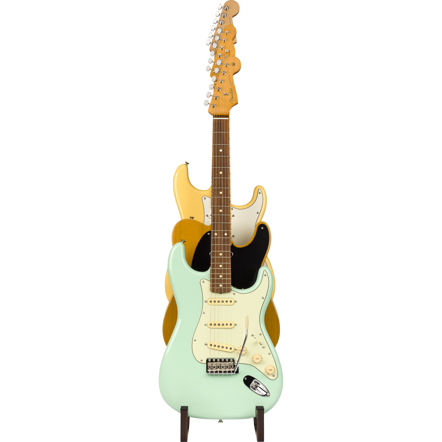 ATRIL GUITARRA FENDER DLX WOODEN 3 INSTRUMENTO