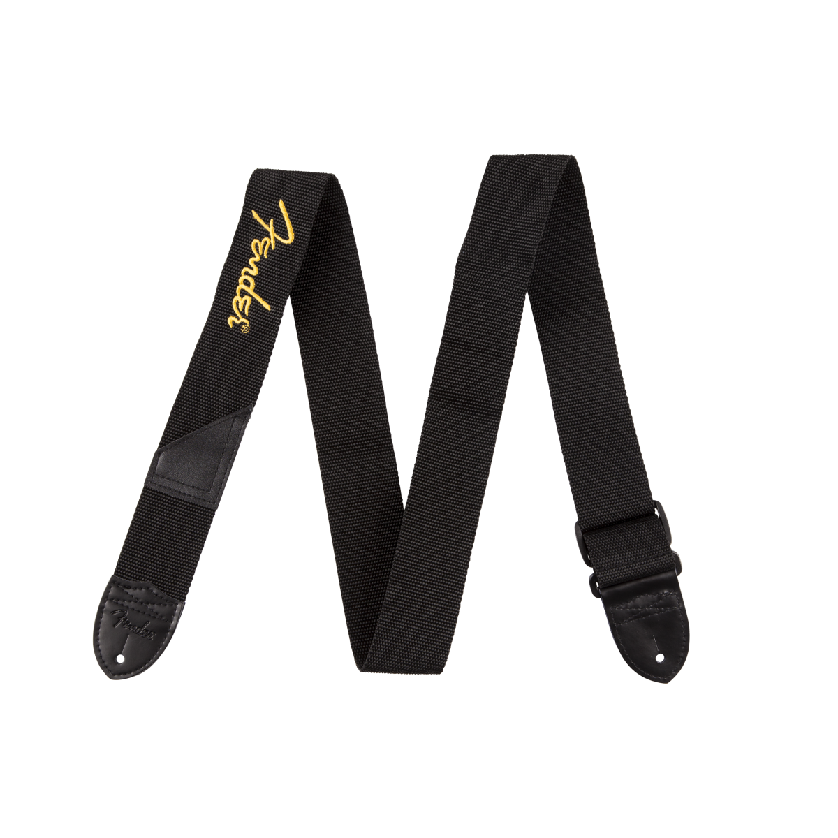 TAHALI FENDER 2'' POLY LOGO NEGRO/AMARILLO