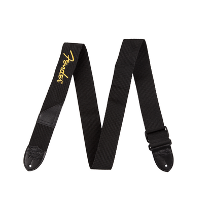 TAHALI FENDER 2'' POLY LOGO NEGRO/AMARILLO