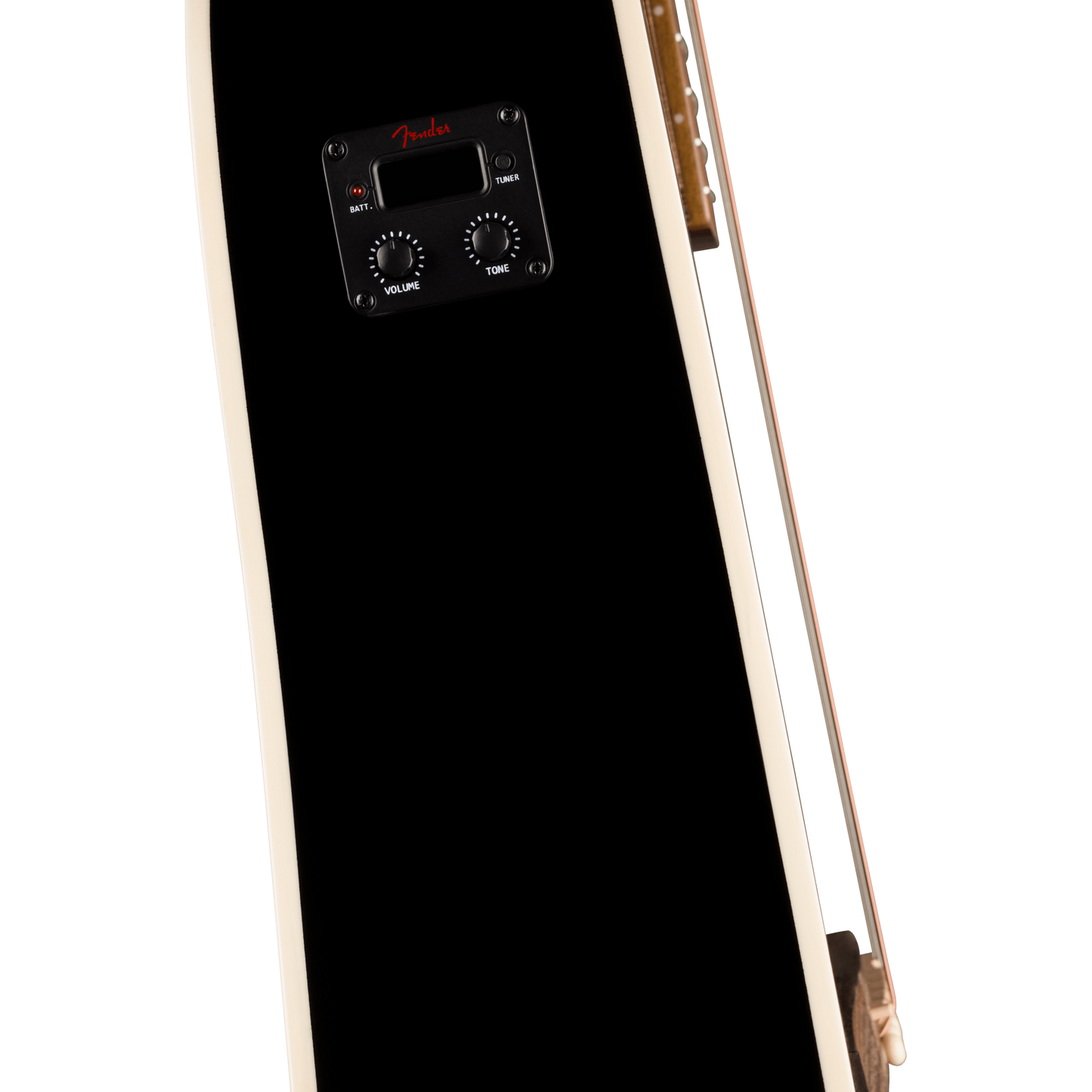 GUITARRA ELECTROACUSTICA FENDER STANDAR DE CALIFORNIA REDONDO NEGRA