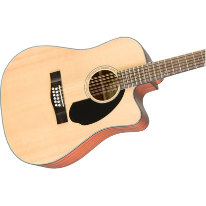 GUITARRA ELECTROACUSTICA 12 CUERDAS FENDER CD-60SCE NATURAL