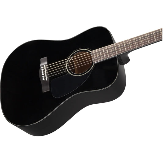 GUITARRA ACUSTICA FENDER CD-60 DREAD V3 NEGRA CON ESTUCHE