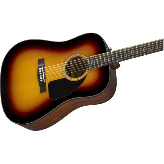 GUITARRA ACUSTICA FENDER CD-60 DREAD SOMBREADA CON ESTUCHE