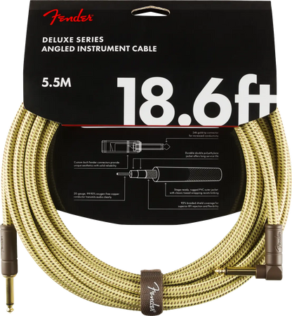 CABLE INSTRUMENTO FENDER DELUXE TWEED 5.6 MTS