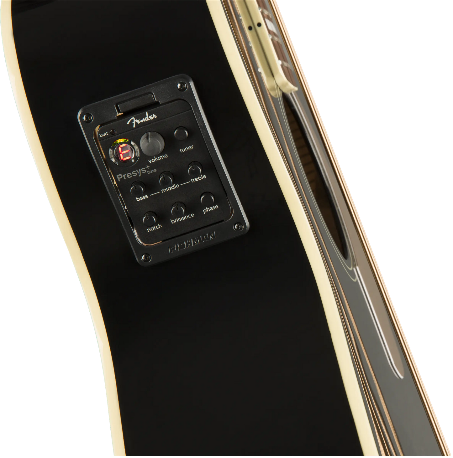 BAJO ELECTROACUSTICO KINGMAN DIAPASON WALNUT COLOR NEGRO