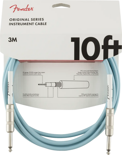 CABLE INSTRUMENTO FENDER AZUL 3 MTS