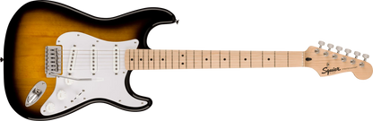 KIT GUITARRA ELECTRICA FENDER SQUIER SONIC STRATOCASTER SOMBREADA 10G 120V