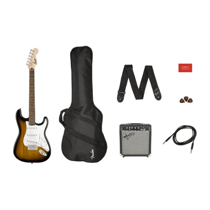 GUITARRA ELECTRICA FENDER SQUIER STRATOCASTER PACK SOMBREADA