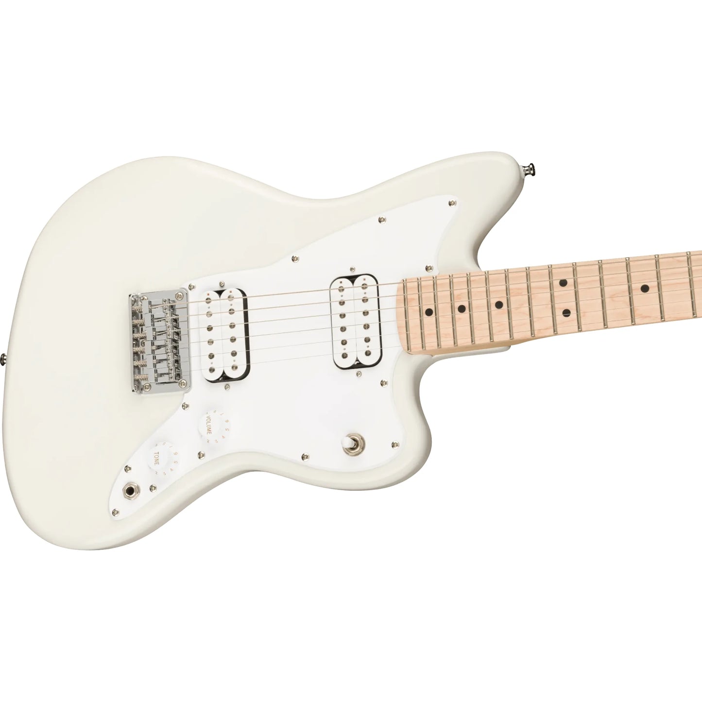 GUITARRA ELECTRICA FENDER MINI JAZZMASTER HH COLOR OLIMPIC BLANCA