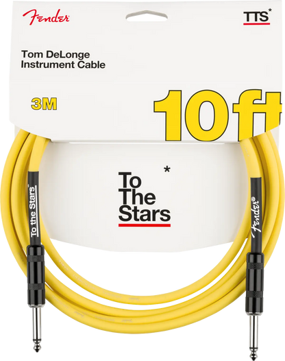 CABLE INSTRUEMENTO FENDER TOM DELONGE 10¬¥ GRAFITI AMARILLO
