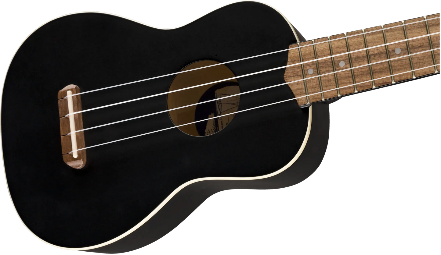 UKULELE VENICE SOPRANO DIAPASON WALNUT NEGRO