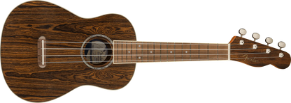 UKULELE CONCIERTO FENDER ZUMA EXOTIC DIAPASON WALNUT BOCOTE