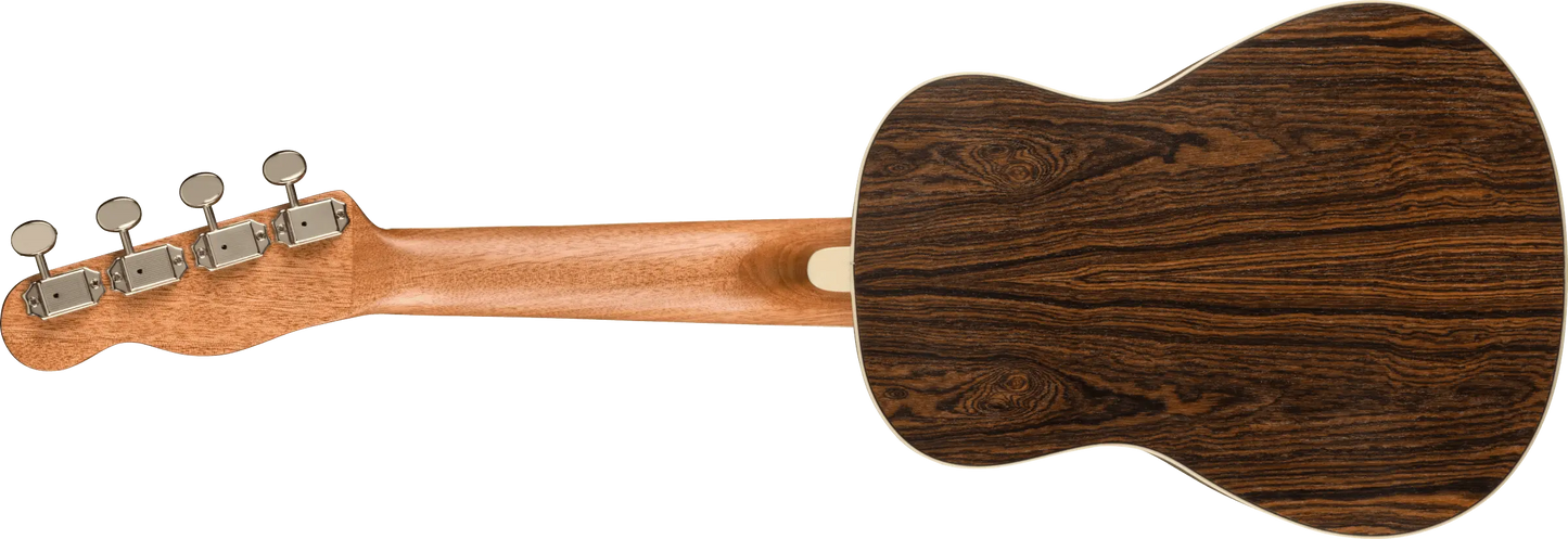 UKULELE CONCIERTO FENDER ZUMA EXOTIC DIAPASON WALNUT BOCOTE