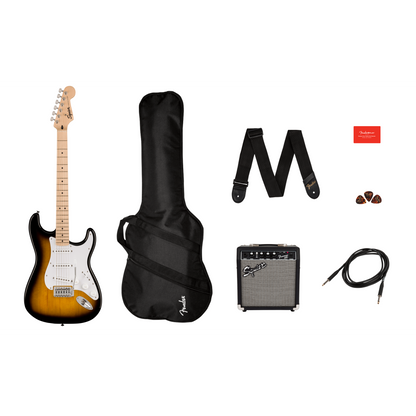 GUITARRA ELECTRICA FENDER SQUIER SONIC STRATOCASTER PACK SOMBREADA